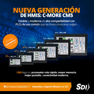 El C-more CM-5 ya está aquí: Sustituye tu HMI obsoleto y obtén la potencia y velocidad que las líneas mexicanas exigen. 4 hmi-cm-5-c-more-automation-v1