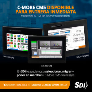 Cómo reducir tiempos de programación de HMI con las nuevas herramientas del software C-More CM5 4 HMI-C-MORE-CM-5-AUTOMATIZACION