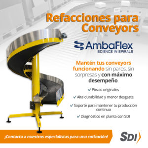 Conveyors AmbaFlex: La ciencia del movimiento helicoidal y de acumulación 4 Refacciones-ambaflex-SDI-México