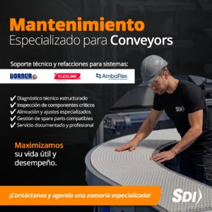 Mantenimiento especializado para conveyors Dorner, FlexLink y AmbaFlex: maximiza su vida útil con soporte experto y refacciones originales 4 Mantenimiento especializado para conveyors