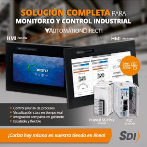 HMI y PLC de automationdirect como núcleo de un sistema automatizado sdi