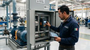 arrancador suave industrial Stellar SR22 aplicacion bomba centrifuga planta industrial sdi