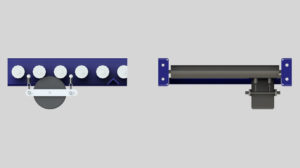 brake rollers conveyor gravedad control velocidad Omni Metalcraft rampa inclinada 