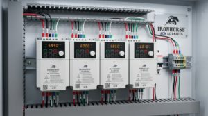 IronHorse ACM zero-stack instalacion panel variador frecuencia 120V compacto sdi