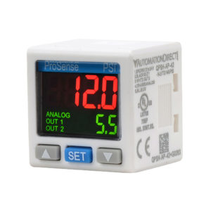 sensor presion digital QPSH ProSense display LCD tricolor neumatica aire industrial