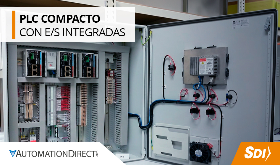 Cómo armar un sistema de control completo con un plc compacto con E/S integradas