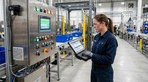 diagnostico PLC conveyor reporte documentacion tecnico tablet bitacora mantenimiento industrial